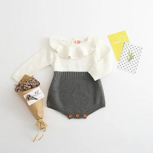 Warm knitted set 