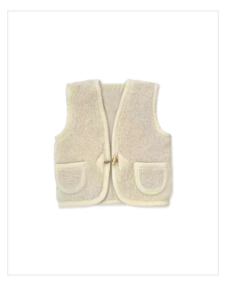 Gilet sherpa sans manches