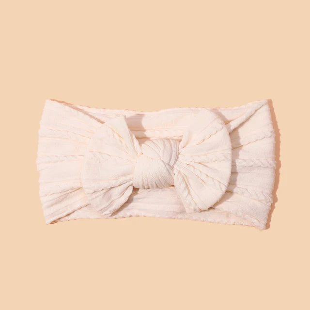 powdery rose headband baby kid