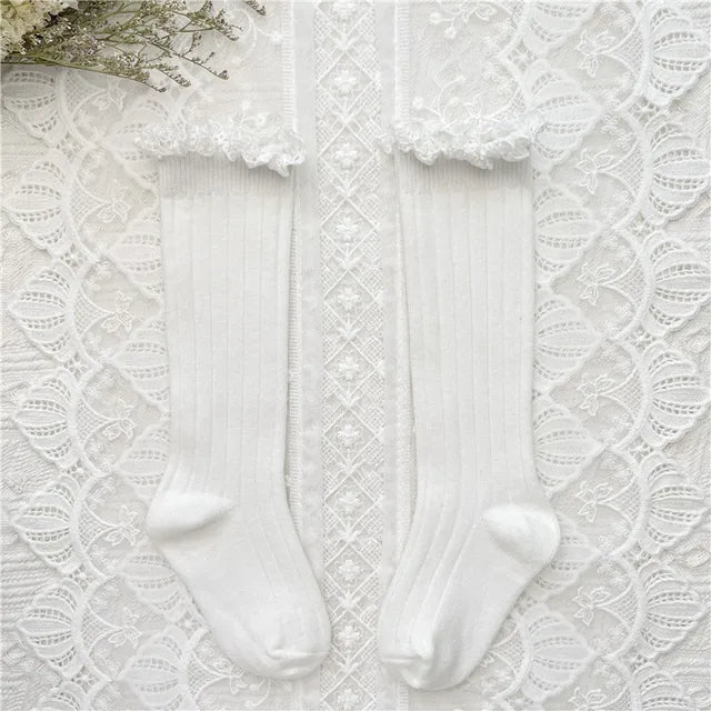 high socks white