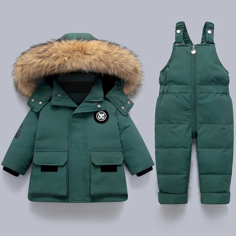 snowsuit green