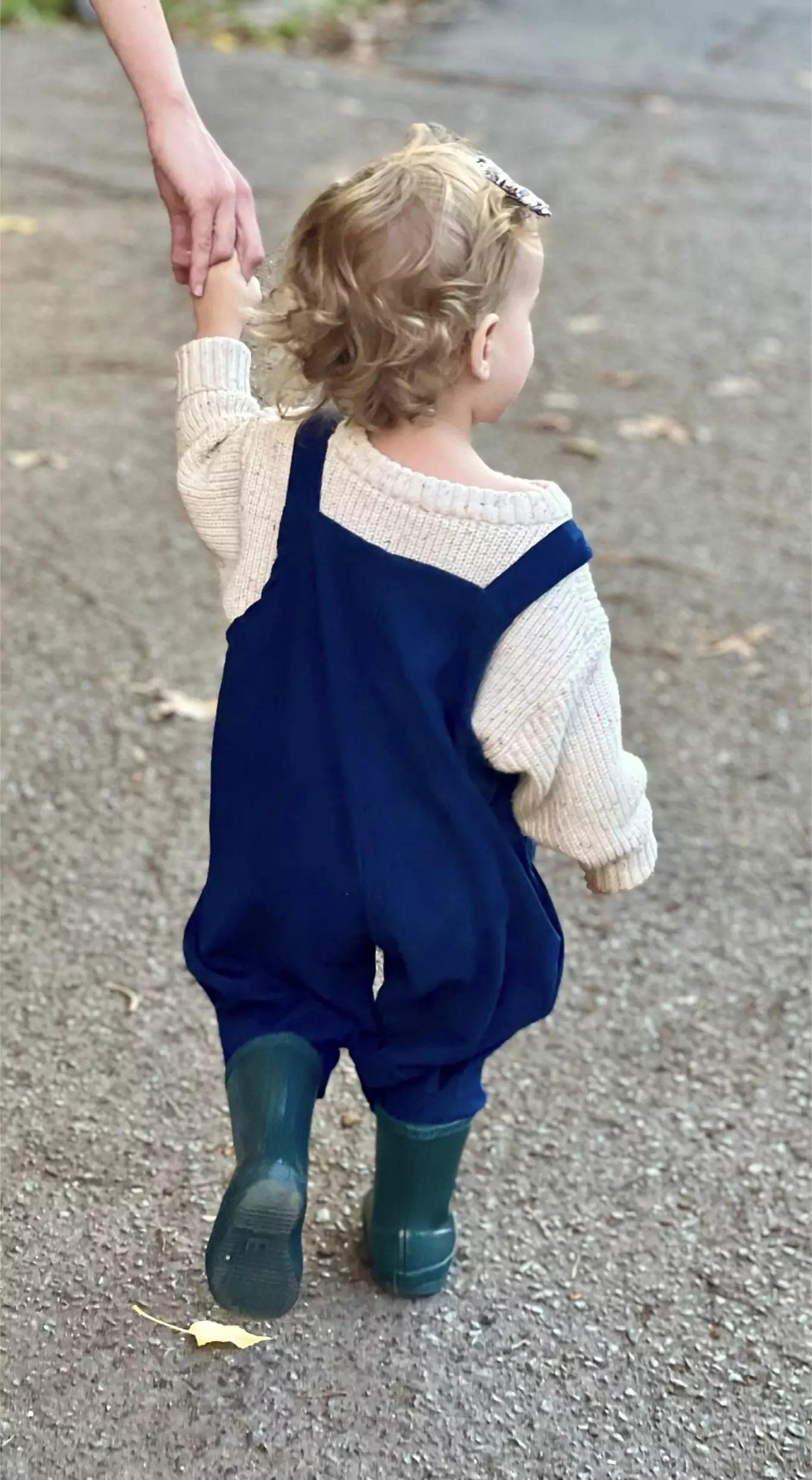 velvet overalls navy